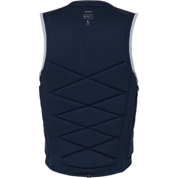 Mystic Mens Outlaw Front Zip Wake Impact Vest 35005.240226 - Off White